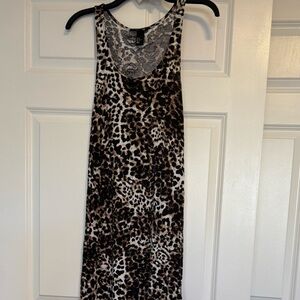 H&M Leopard Print Maxi Dress